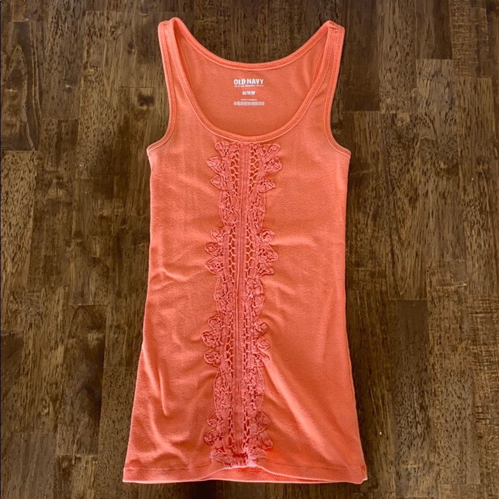 ✴️FREE W/ PURCHASE 👵🏻⚓️Coral Old Navy Tank